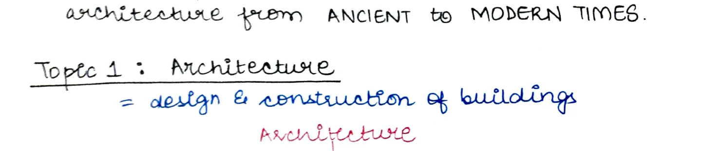Architecture classification tree — Ancient / Medieval / Modern