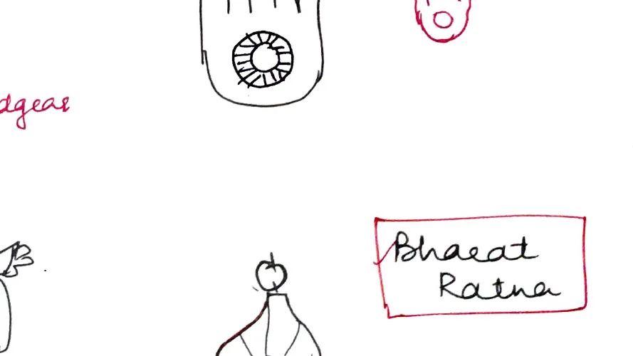 Ahimsa symbol — Jain hand with wheel