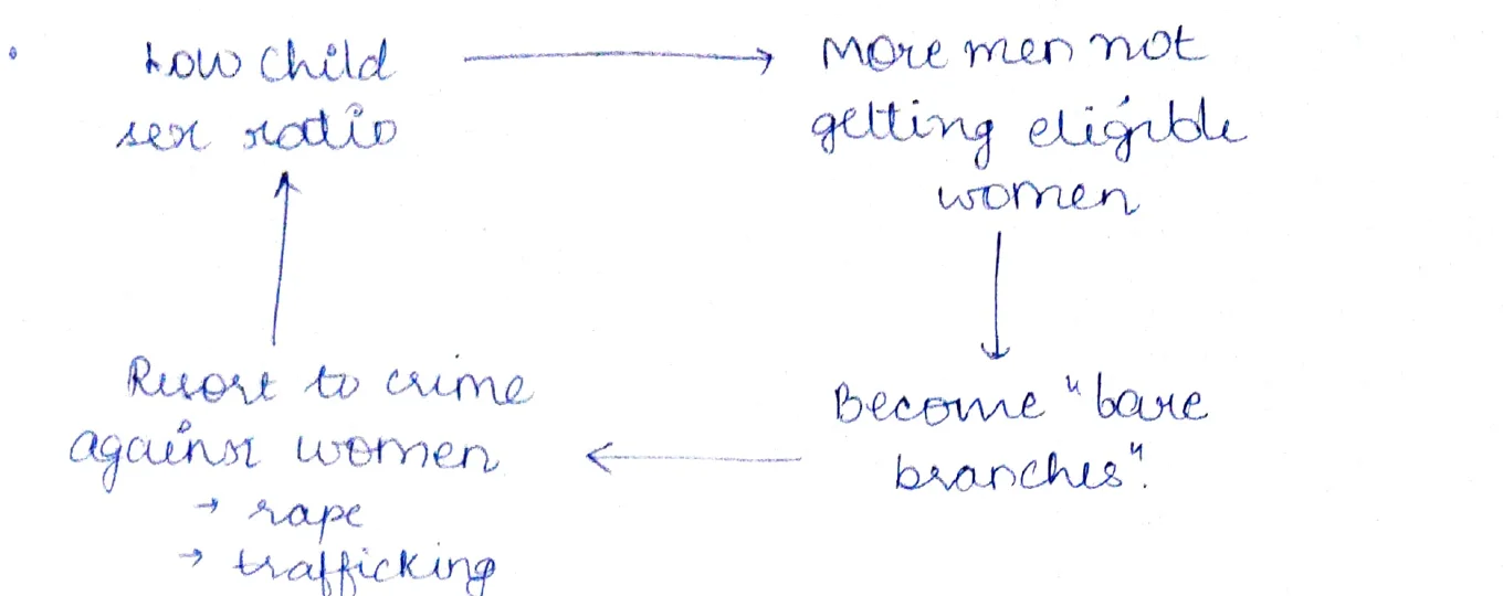 Low Child Sex Ratio consequences cycle