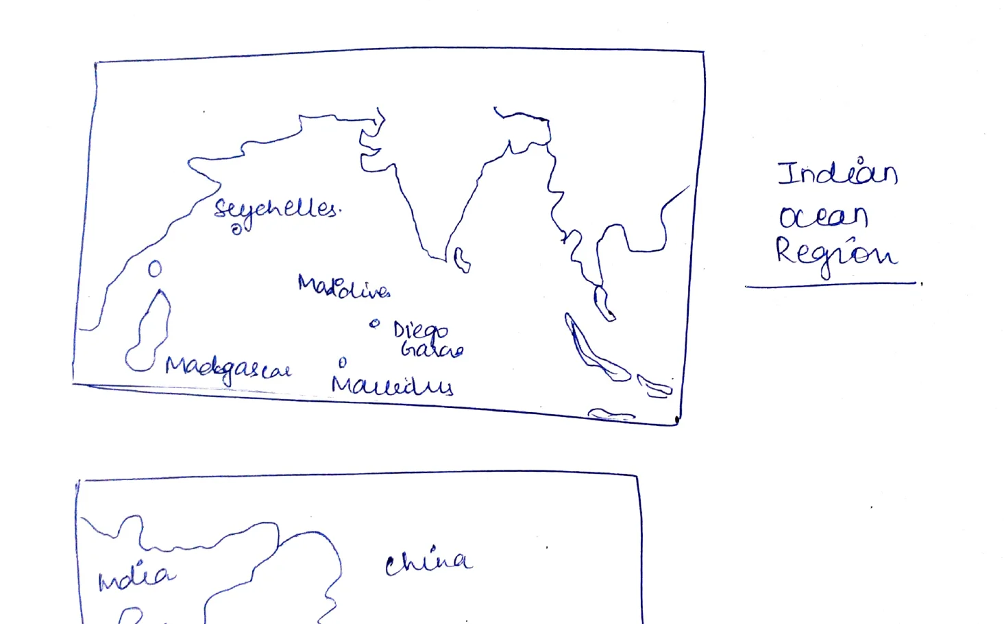 Indian Ocean Region Map