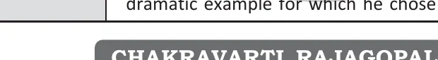 Section banner — CHAKRAVARTI RAJAGOPALACHARI